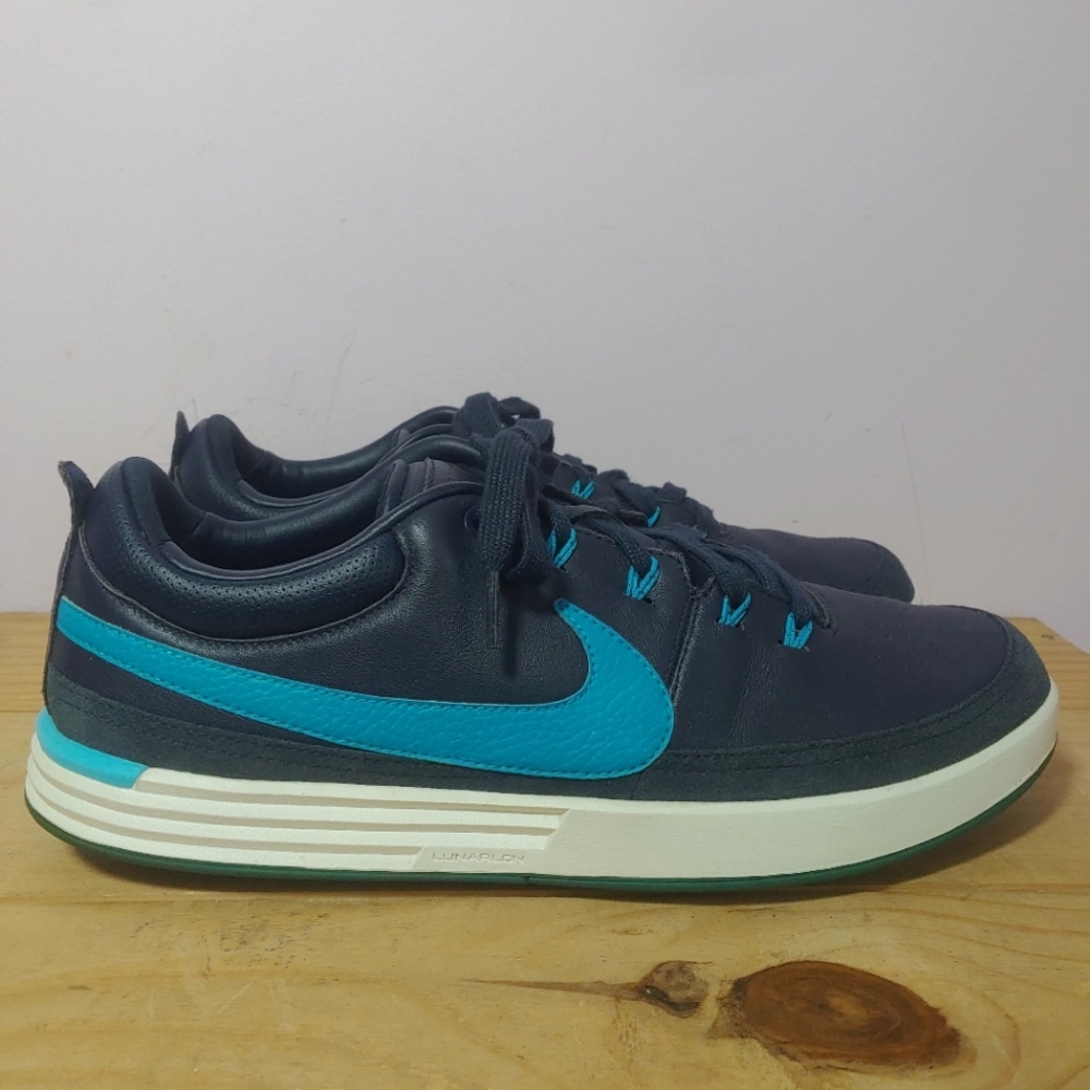 Nike Lunar Waverly Spikeless Golf Shoes In Blue, Men's Size 10.5 US